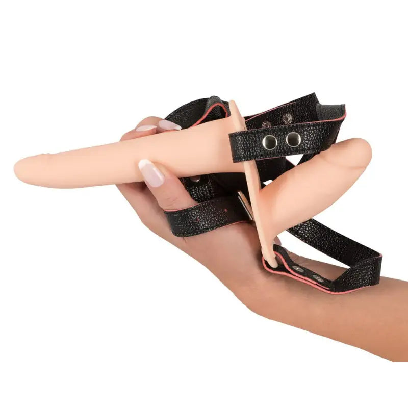 Experience Ecstasy with Soft Touch Silicone Rechargeable Vibrating Double Strap