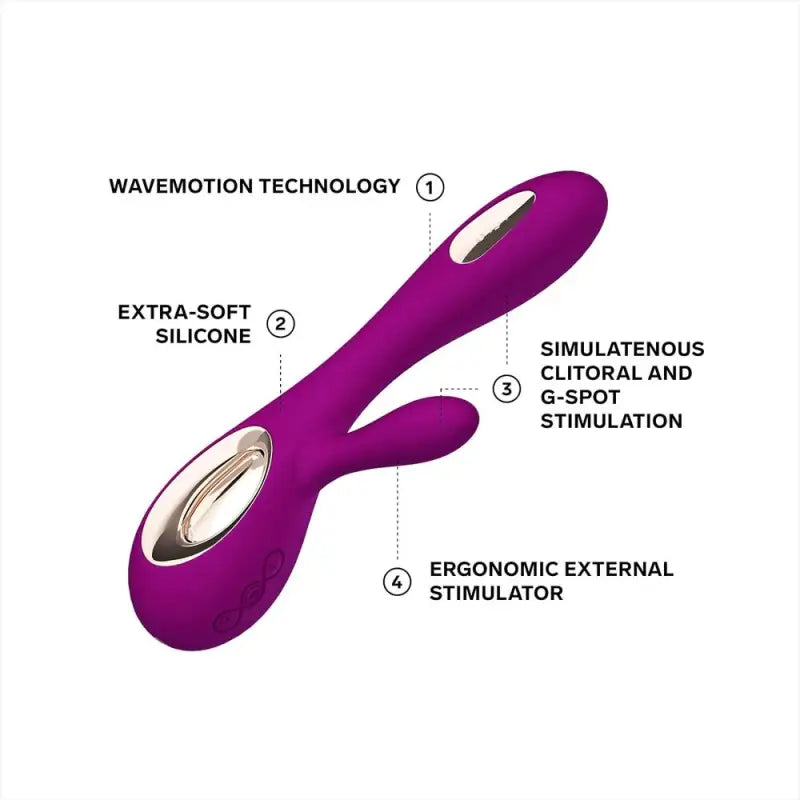 Experience Ecstasy with the Lelo Soraya Wave Waterproof Rechargeable Vibrator