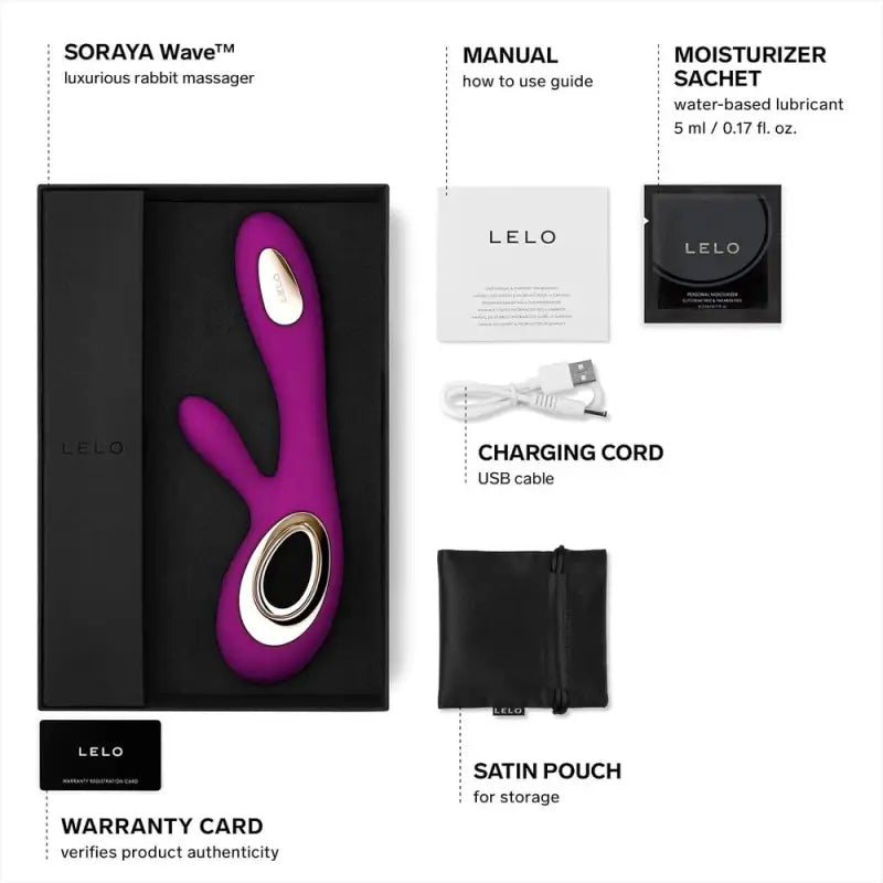 Experience Ecstasy with the Lelo Soraya Wave Waterproof Rechargeable Vibrator