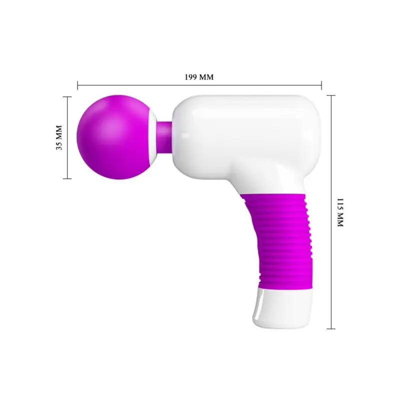 Experience Ecstasy with the Pretty Love Super Power Gun Massager