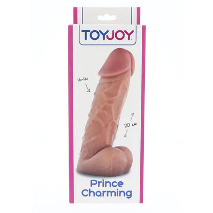 Experience Ecstasy with ToyJoy Prince Charming 20cm Dildo