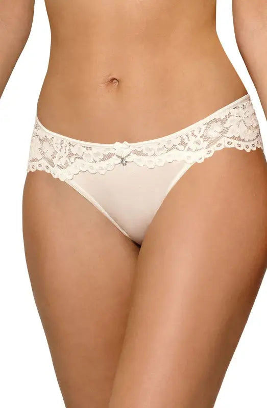 Experience Elegance with Roza Newia Ivory Brief and Soft Cup Bra