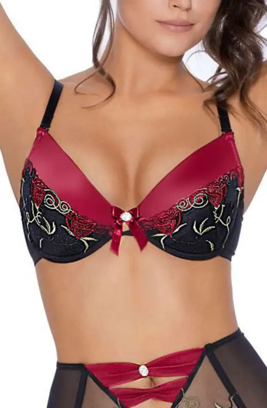 Experience Elegance with Roza Rufina Push Up Bra Featuring Beautiful Lace