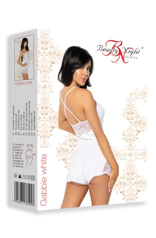 Experience Elegance with the Beauty Night BN6607 Gabbie White Set