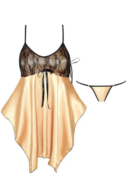 Experience Elegance with the Beauty Night BN6644 Julieta Chemise Gold