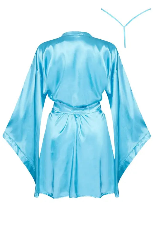 Experience Elegance with the Samira Peignoir Turquoise from Beauty Night BN6666 - One Size (S-L)