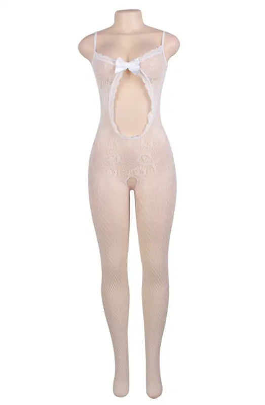 Experience Elegance with the YesX YX813 Bodystocking in Floral Design - One Size