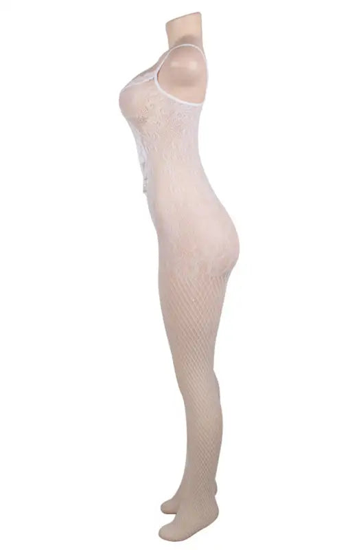 Experience Elegance with the YesX YX813 Bodystocking in Floral Design - One Size