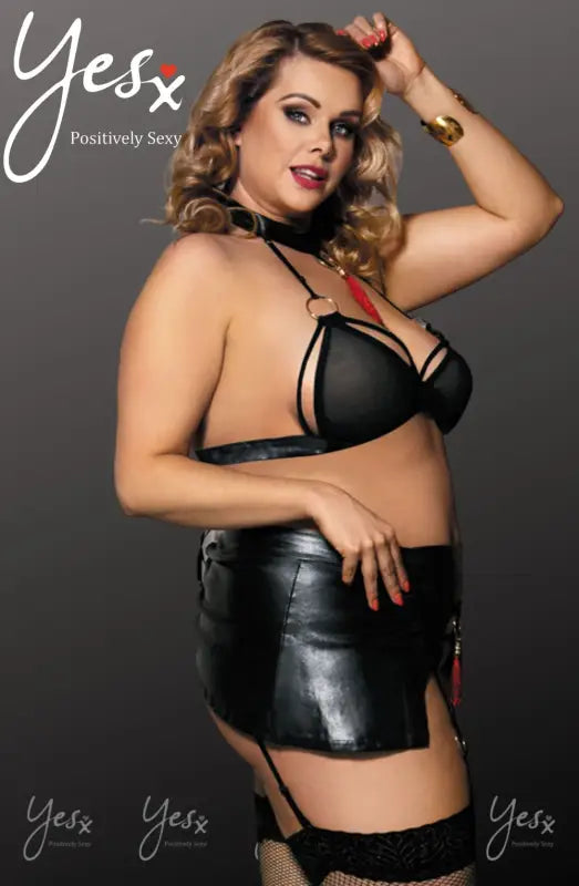 Experience Elegance with the YesX YX823Q Bra Set in Black