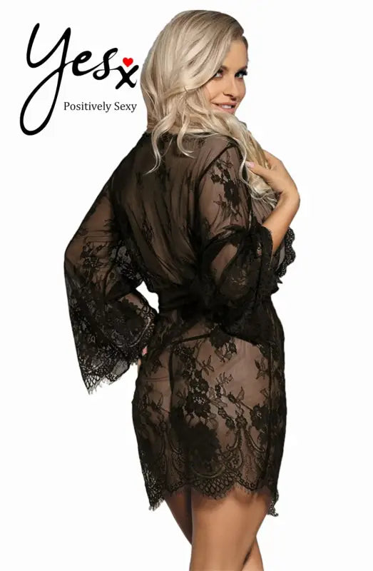 Experience Elegance with the YesX YX827 Robe Set in Black