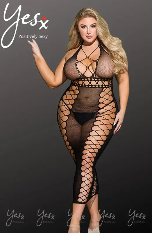 Experience Elegance with the YesX YX834Q Sexy Bodystocking Dress - One Size (Plus)