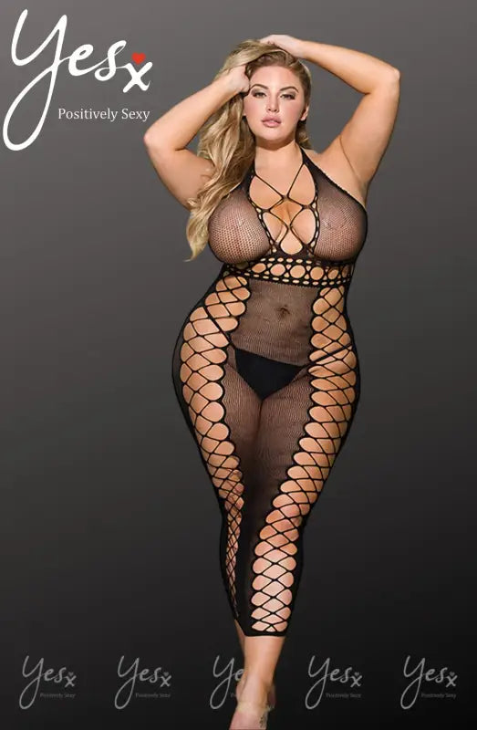 Experience Elegance with the YesX YX834Q Sexy Bodystocking Dress - One Size (Plus)