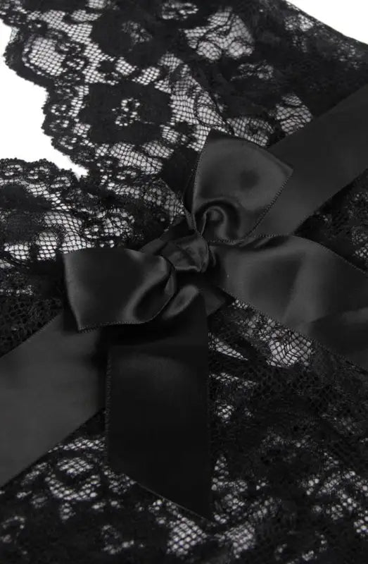 Experience Elegance with the YesX YX857 Black Teddy and Distinctive Lace