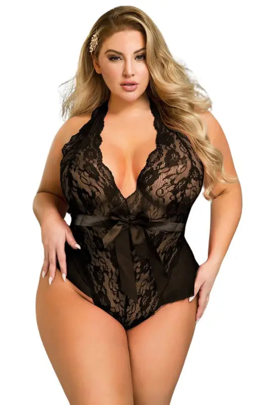 Experience Elegance with the YesX YX857 Black Teddy and Distinctive Lace