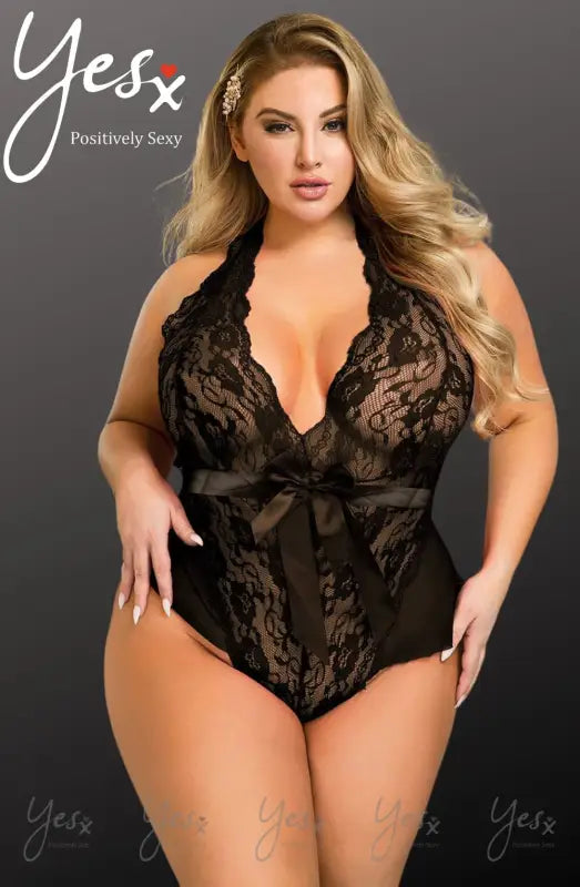 Experience Elegance with the YesX YX857 Black Teddy and Distinctive Lace