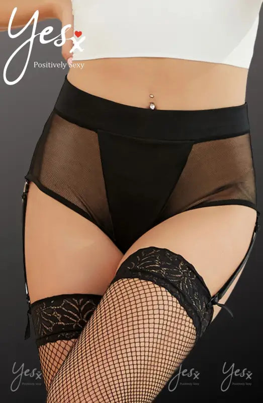 Experience Elegance with YesX YX821 Gartered Panty for Sensual Style