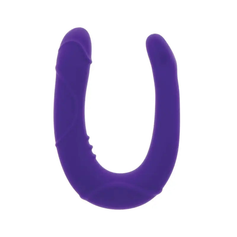 Experience Enhanced Pleasure with the Real Vogue Mini Double Dong Purple