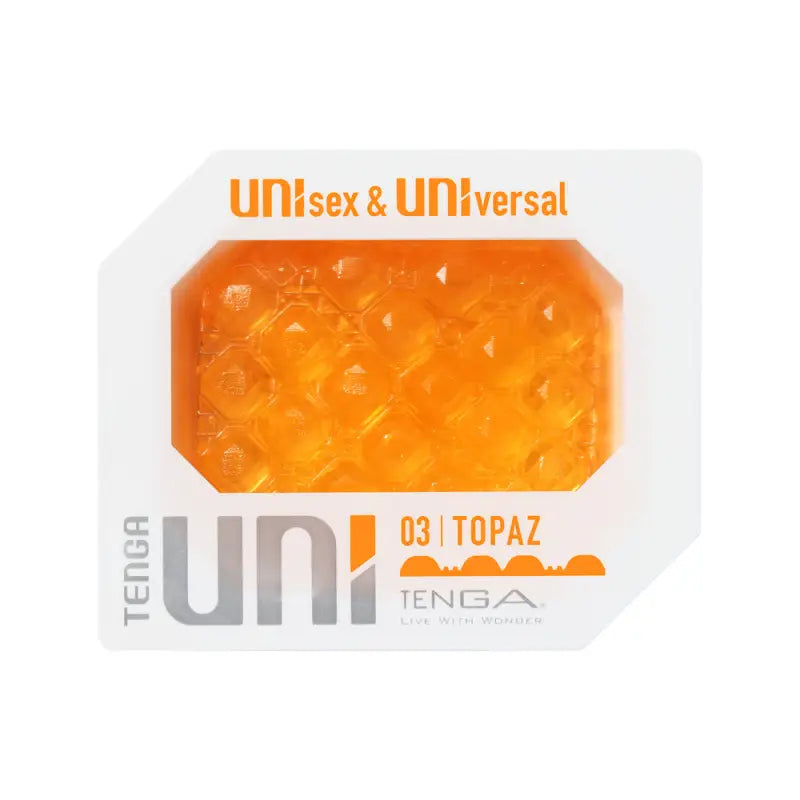 Experience Euphoria with the Tenga Uni Topaz Sleeve Masturbator