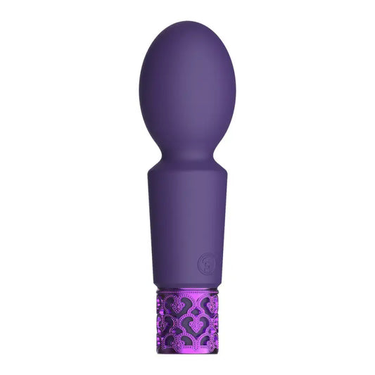 Experience Exquisite Pleasure with Royal Gems Brilliant Rechargeable Bullet Purple