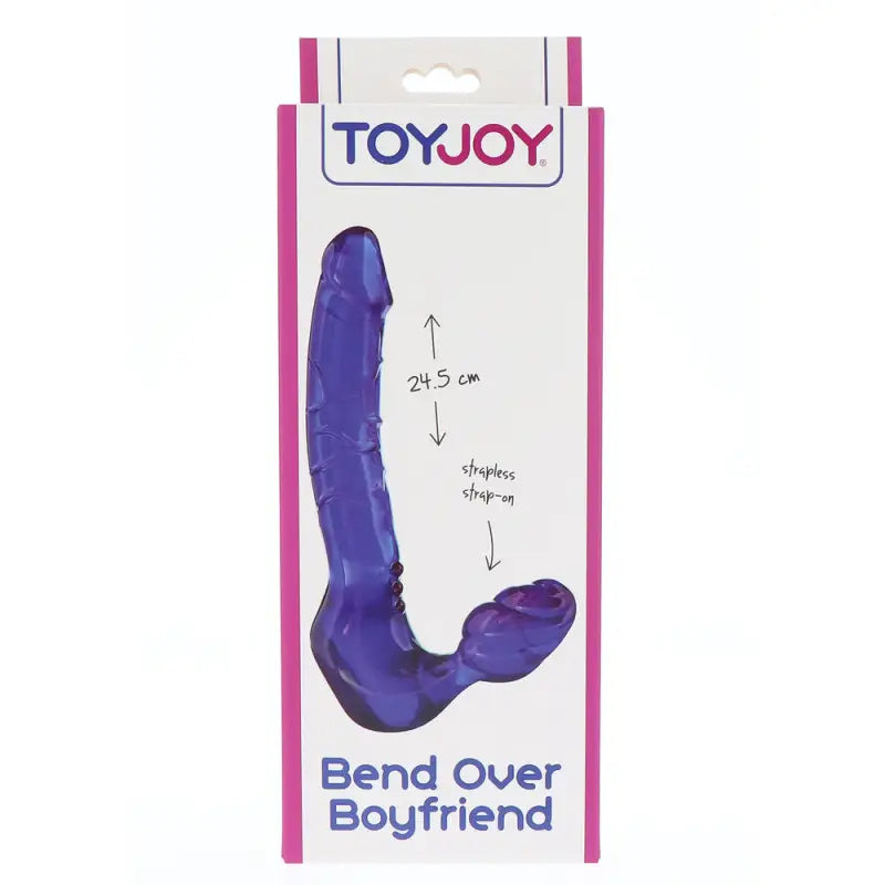 Experience Exquisite Pleasure with the 9 Inch Purple Strapless Dildo