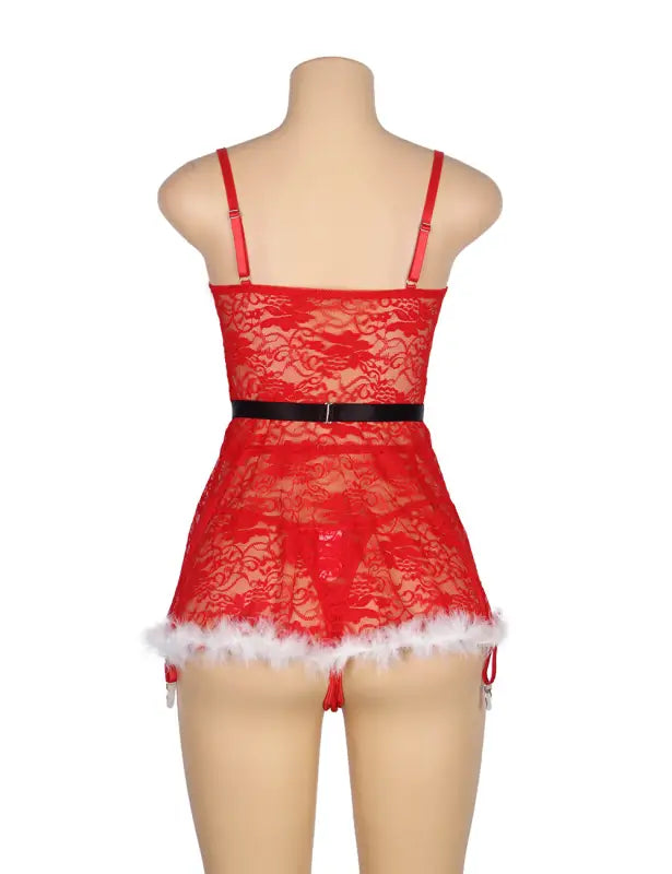 Experience Festive Seduction with YesX YX875 Christmas Sexy Babydoll