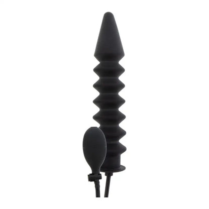 Experience Hidden Desire Extreme with the Expert Inflatable Ribbed Plug