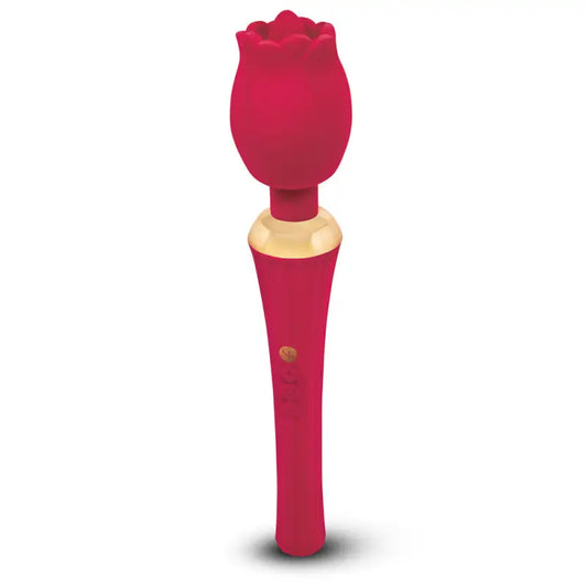 Experience Intense Pleasure with Secret Kisses Rosegasm Bouquet Rose Wand