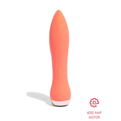 Experience Intense Pleasure with Sensuelle Silicone 60SX AMP Bullet Orange