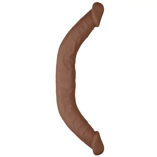 Experience Intense Pleasure with the 18 Inch Double Dildo Flesh Tan