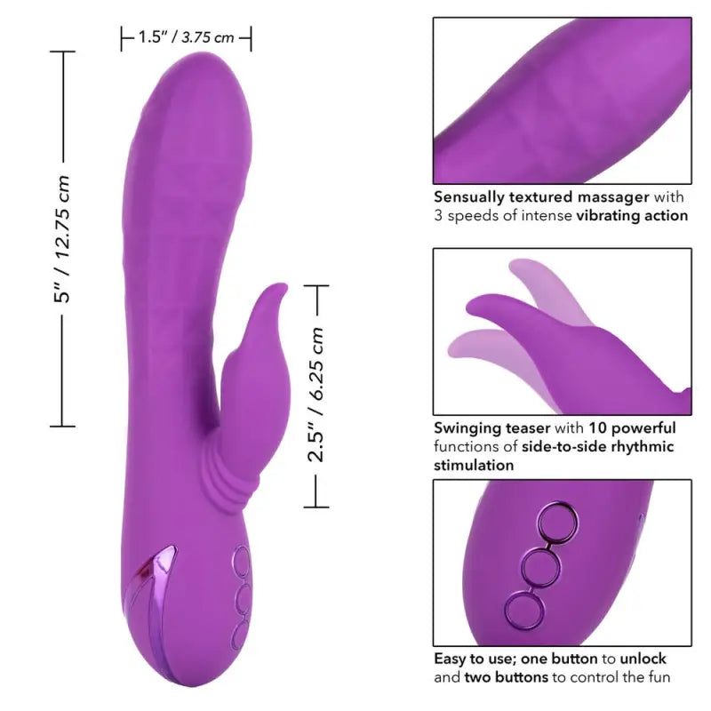 Experience Intense Pleasure with the Rechargeable Valley Vamp Clit Vibrator