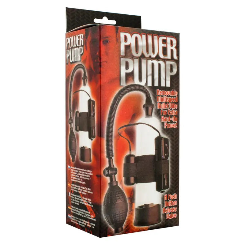 Experience Intimacy with the Power Pump Vibrating Penis Pump