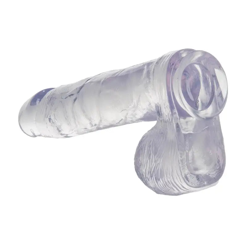 Experience Jelly Royale with a Highly Detailed Suction Cup Dong