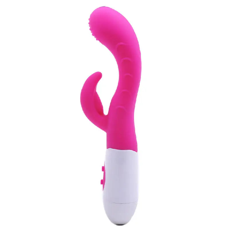 Experience Peak Pleasure with the Silicone Dual Motors GSpot Vibrator Pink