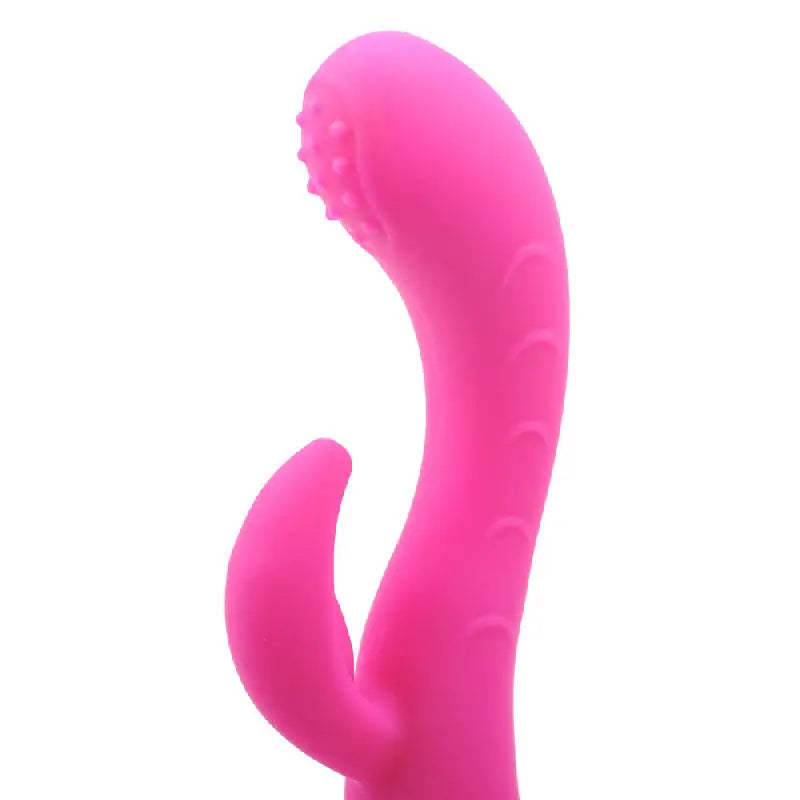 Experience Peak Pleasure with the Silicone Dual Motors GSpot Vibrator Pink