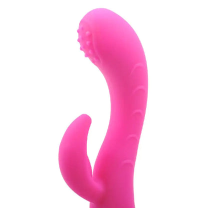 Experience Peak Pleasure with the Silicone Dual Motors GSpot Vibrator Pink