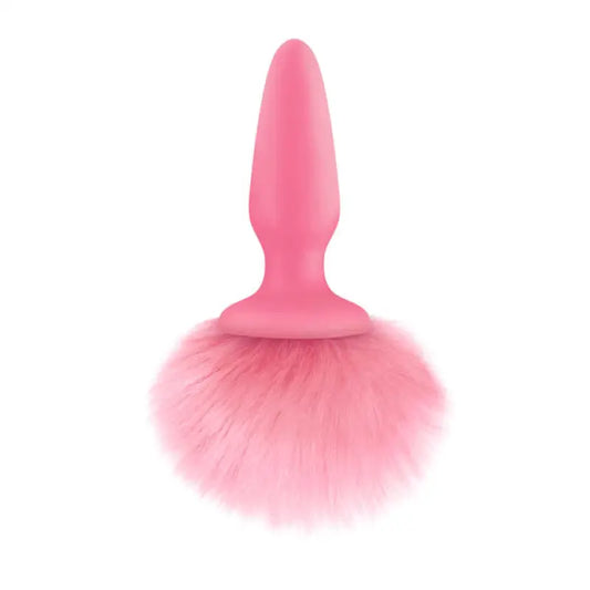 Experience Playful Fantasy with the Pink Bunny Tail Butt Plug