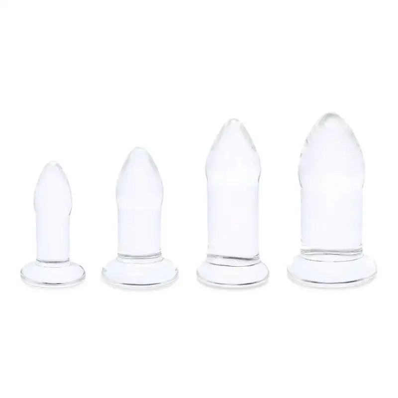 Experience Pleasurable Anal Sex with bVibe Glass Anal Dilators Set