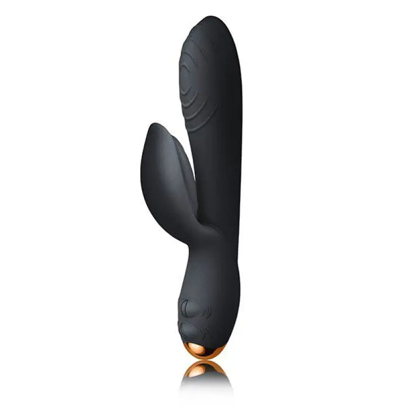 Experience Pleasure with Everygirl Black Rechargeable Rabbit Vibrator