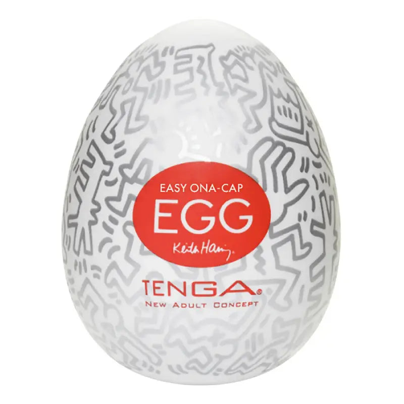 Experience Pleasure with Tenga Keith Haring Party Egg Masturbator