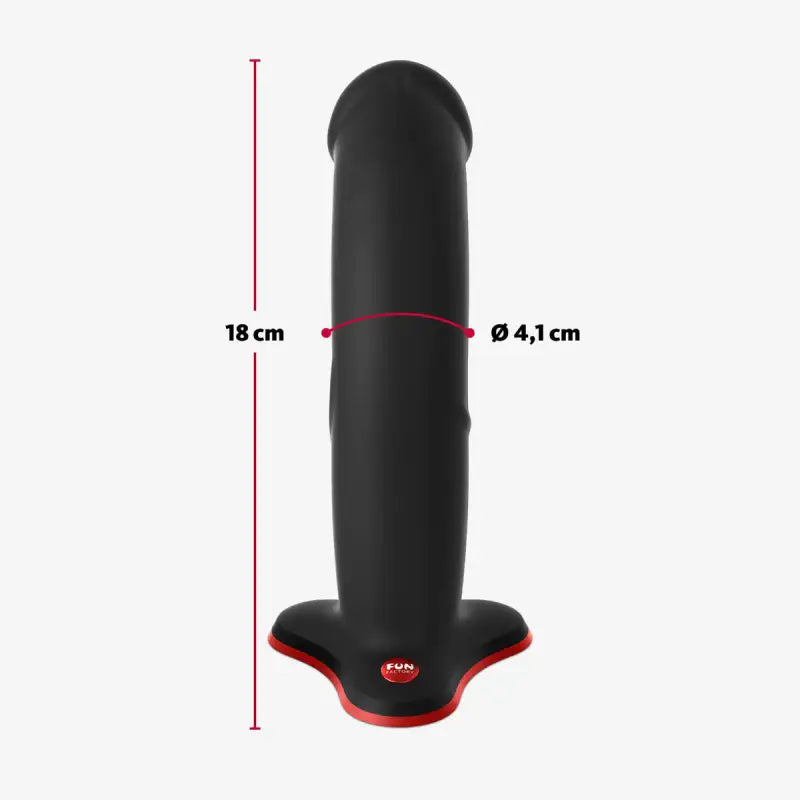 Fun Factory The Boss Stub Dildo - Black/Red