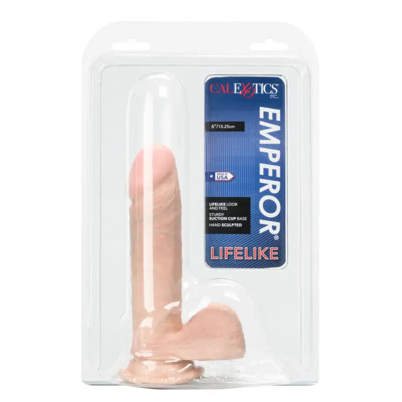 Experience Pleasure with The Emperor 6 Inch Life Like Dildo Ivory