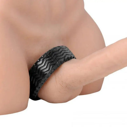 Experience Pleasure with the Master Series Tread Ultimate Tire Cock Ring