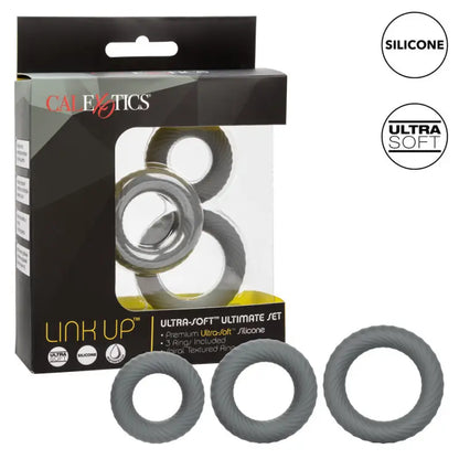 Experience Pleasure with the Soft Ultimate Cock Ring Set