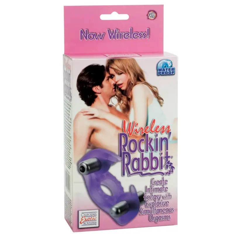 Experience Pleasure with the Wireless Rockin Rabbit Vibrating Cock Ring