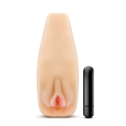 Experience Powerful Vibrations with the M Elite Self Lubricating Masturbator