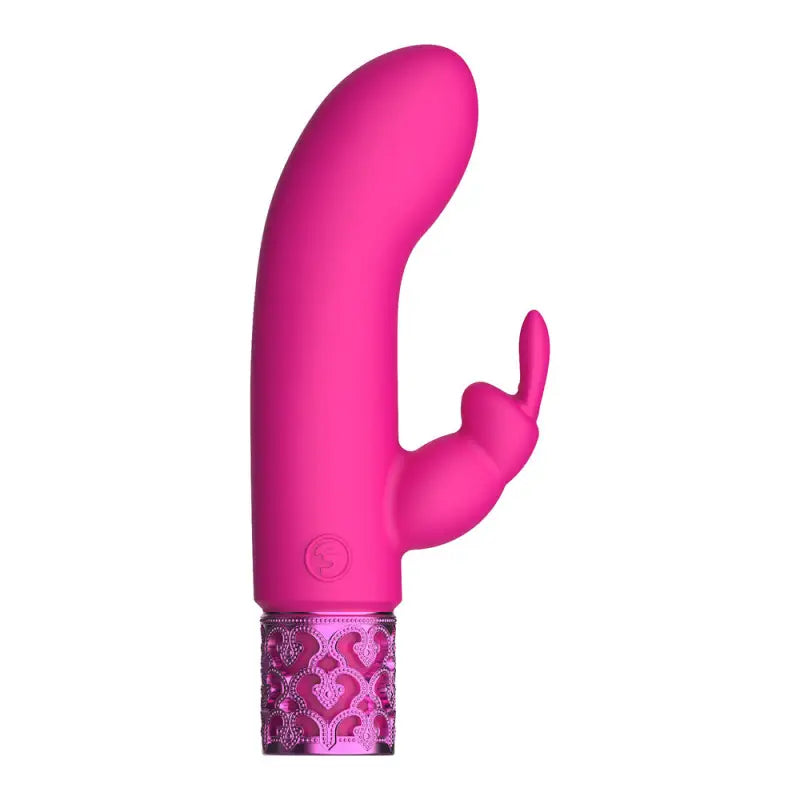 Experience Royal Gems Dazzling Rechargeable Rabbit Bullet in Pink