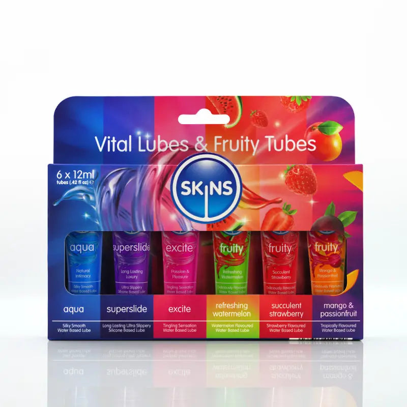 Skins 12ml Sampler Tubes - Vital & Fruity 6pk