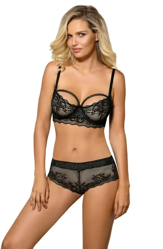 Experience Seduction with the Roza Kena Black Soft Cup Bra