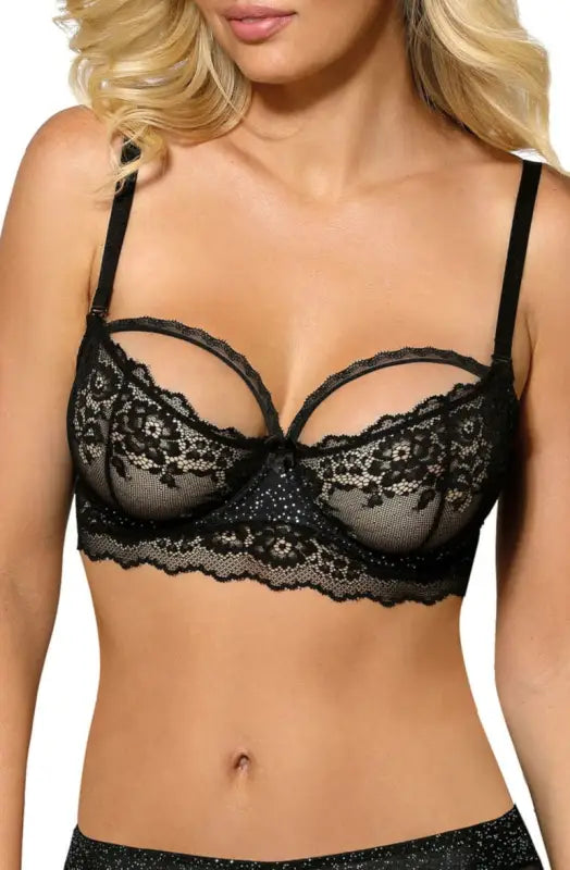 Experience Seduction with the Roza Kena Black Soft Cup Bra