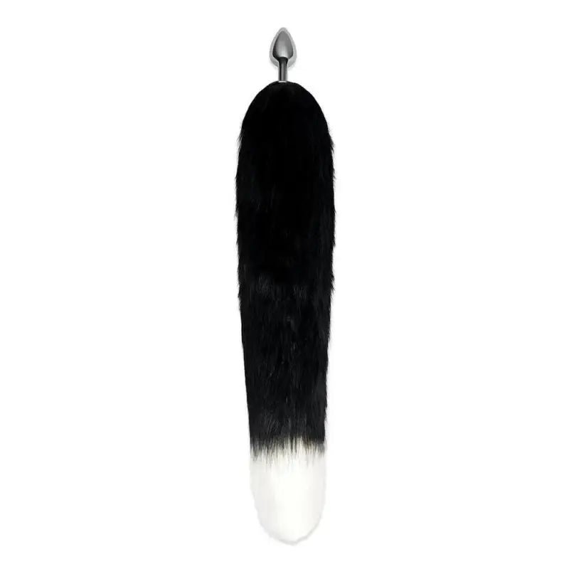 Experience Sensational Play with the Black Foxtail Butt Plug